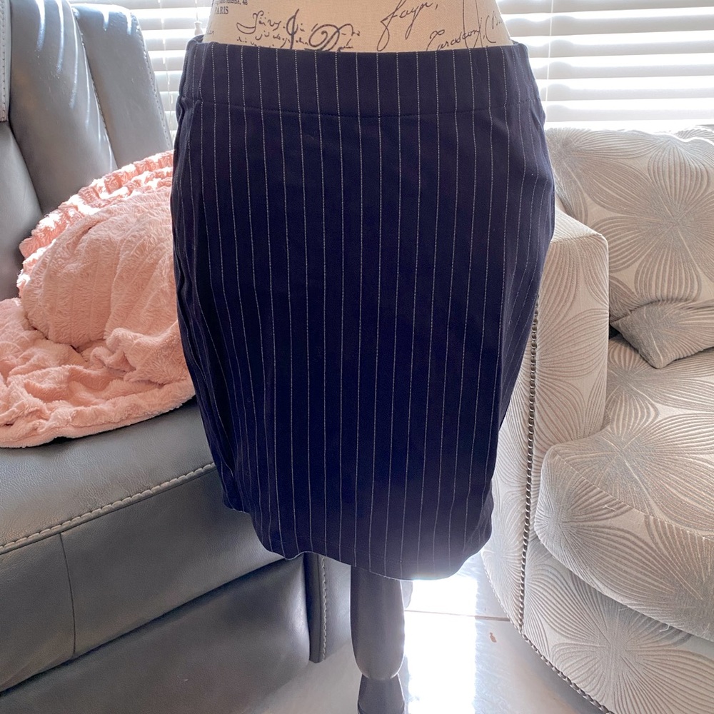 Liverpool Navy Pencil Skirt Petite Size 4